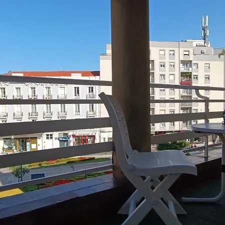 Terraza Centro Ciudad - Parking Vigilado 24h Appartamento Avilés